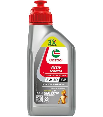 Castrol ACTIV Essential 10W-30 4STROKE Engine Oil for Bikes (1 L