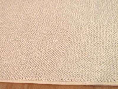 Natur Wolle Teppich Berber Malta Wollweiss in 24 Größen, Größe:300×300 cm - 5