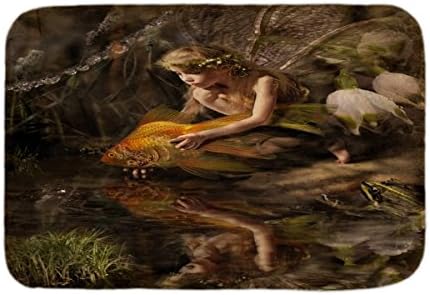 Leotie GmbH Pet Dog Mat Bed Fun rative Fairy goldfish Print 40x60 cm