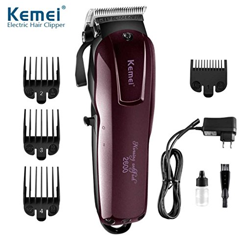 Preisvergleich Produktbild Luckiests Elektrische Waschbare Haarschneider Wiederaufladbare Haarschneider Rasierer Cordless Adjustable Clipper für KM-2600