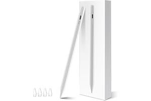 ‎VARKDA Stylus Stift für iPad Apple (2018-2024)–Hochpräzise, Schnellladeleistung Palm Rejection und 3 LED-Anzeige, Kompatibel mit Apple iPad 10/9/8/7/6 Generation, Air 3/4/5, Pro 12.9"/11"/13", Mini 5/6