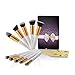 USpicy Makeup Brushes 10-Piece Professional Cosmetics Make up Brush Set with Gift Box Kits (White)