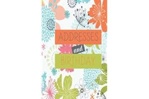 Addresses And Birthday: Mini Address Logbook, At A Glance Phone Numbers, With Email and Birthday Information, Alphabetical A-Z Addresses Organiser ... Paperback: Volume 95 (Mini Address Books)
