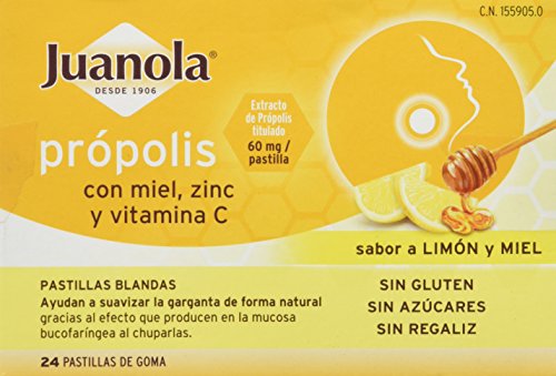 Juanola Propolis Mielvitc, 24 Pastillas de Goma