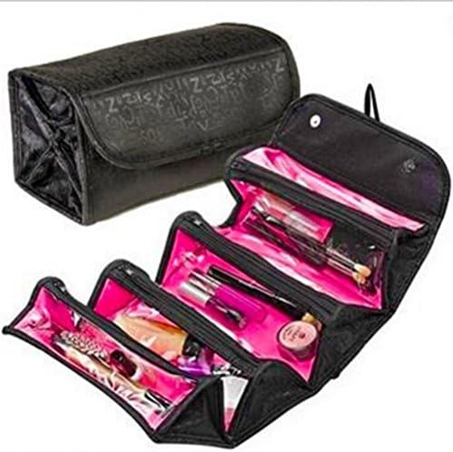 Travel Cosmetic Make up Toiletry Case Bag Wash Bag Organiser Pouch Button Close