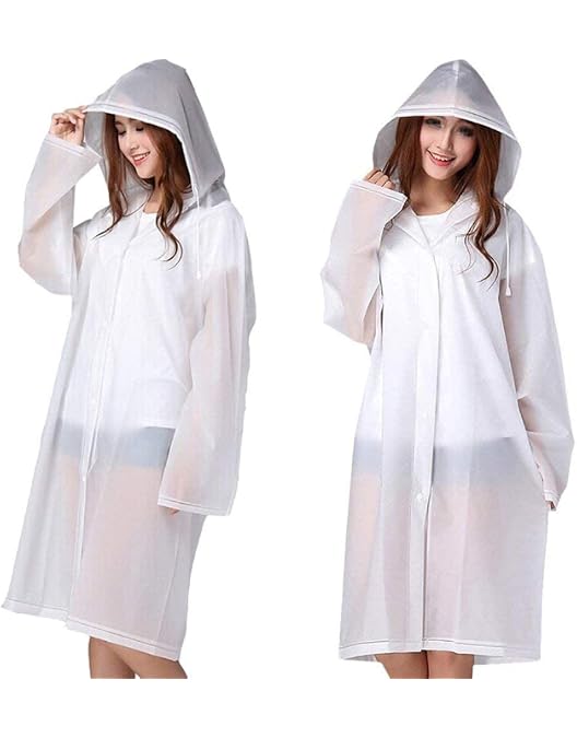 Costume Psycho Halloween Pour Adultes - Imperméable Transparent + Fausse Hache + Faux Sang - Taille Unique