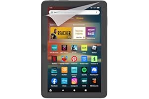 NUPRO Clear Screen Protector (2 pack) for Amazon Fire HD 8 tablet (2022 & 2024 releases)
