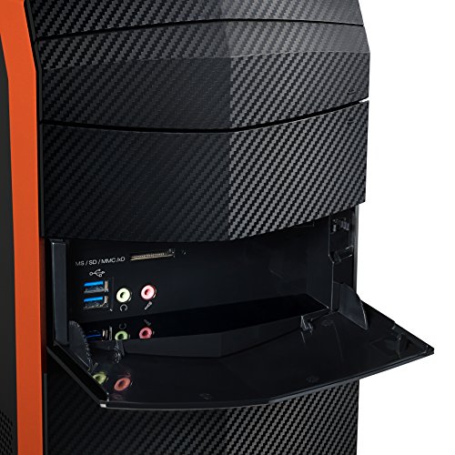 Medion P5369I Erazer Desktop PC (Intel Core i7-6700, NVIDIA GeForce GTX 1070 Founders Edition Grafikkarte, 8GB GDDR5 Speicher, 1TB HDD Festplatte, HDMI-Audio-/Video-Ausgang, Win 10 Home) schwarz - 6
