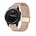 Produktbild Sansee Mesh Milanese Edelstahl Uhrenarmband Armband für Garmin Fenix 5 Edelstahl Uhrenarmband (Rose Gold)