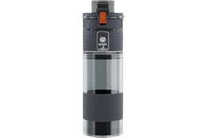 GOSOIT Hiking Camping Water Filter Purifier Bottle Outdoor Sports Water filtration bottle Ultra-filtration Purifier for Survival Emergency Travel