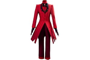 Yanny Hazbin Hotel Alastor Cosplay Costume Angel Dust Helluva Boss Blitzo Jacket Outfits Set Halloween Dress Uniform