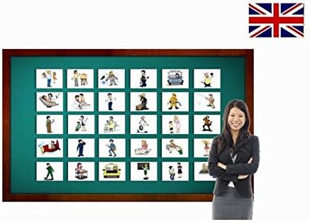 Yo-Yee Flashcards - Occupations and Jobs Picture Cards - English Vocabulary Picture Cards for Toddlers, Kids, Children and Adults