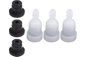 JSGHGDF Set di 3 valvole di controllo dell'aria per serbatoio di sfiato, adatte alla maggior parte delle motoseghe cinesi 4500 5200 5800 45cc 58cc 52cc BBT Ska Vent Fit motosega cinese