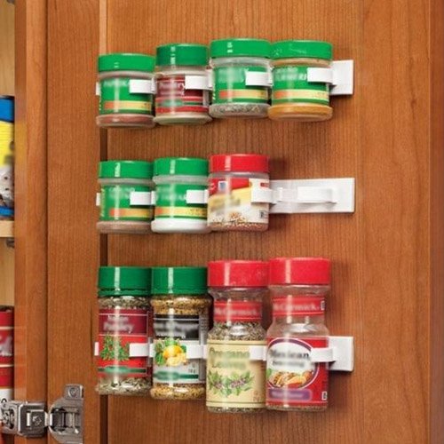 LightInTheBox Clip N Store Küche Flasche Spice Organizer Rack Schrank Tür Spice Clips 20-clip Set