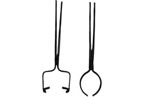 LSMIITTH 4KG-8Kg Tiegelzange für Schmelzen von Metall, Gießerei Casting Tools Heben und Gießen Zangen Set-48cm