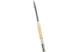 LERUTWIS 1 Piece Model YG022 2.1M 2.4M 2.7M 3.0M telescopic Fly Fishing Rod Portable Carbon UltraLight Fast Action Fly Fishing Rod Cork handle Tackle pesca(3.0M)