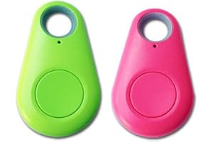 SZAERFA Portátil en Tiempo Real Mini Localizador de Rastreo GPS Dispositivo de Rastreo para Niños Coche Bicicleta Monedero Clave Mascota con Aplicación para iOS y Android (White)