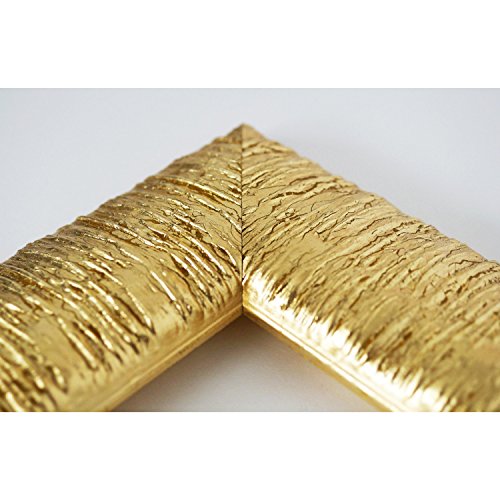 Spiegel Wandspiegel Badspiegel – Rostock 7,2 – Gold – 200 Größen zur Auswahl – handgefertigt – DIN A1 (59,4 x 84,1 cm) – FM – Modern, Shabby, Vintage - 4