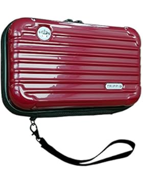 [TRIPPIG] Reisepass Halter / Reisepass Hülle / Reise Clutch Tasche / Kosmetik Organizer / Mini Gepäck Form / Kreditkarten...