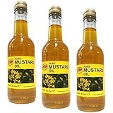 KTC 100% Pure Mustard Oil - Olio di senape 250 ml (totale 750 ml)
