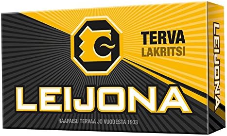 4 Boxes x 32g of Leaf Leijona Lakritsi - Tervalakritsi - Original - Finnish - Licorice - Pastilles - Lozenges - Drops - Dragees - Candies - Sweets
