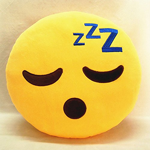 LI&HI Emoji Lachen Emoticon Kissen Polster Dekokissen Stuhlkissen Sitzkissen Rund(dösen) - 4