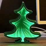 XIAOBUDNEG ÁRbol De Navidad Modelado 3D Interior LáMpara Led De Modelado...