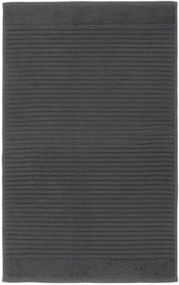 IKEA Alstern Ayak Havlusu Yapılandırılmış Dokumalı Pamuk, 50x80 cm Koyu Gri Renk