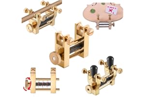 Yinfente Kit di riparazione per violino, morsetto per bordi, strumenti di riparazione per violino, violoncello, liutaio