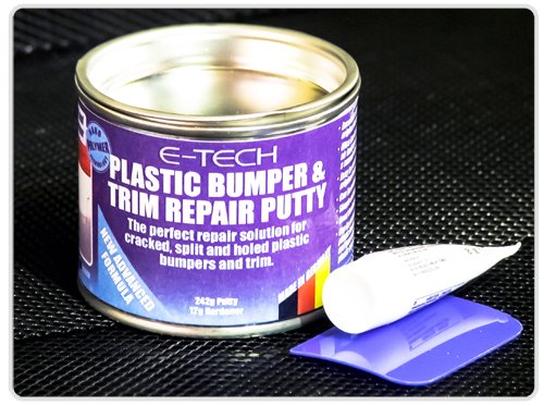 E-Tech plástico Parachoques del Coche y Trim - Masilla de reparación 250 G Pot Size