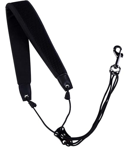 Correa Para Cuello De Saxofón, Oboe O Clarinete | Ajustable Y Antideslizante | Para Músicos De Viento Madera