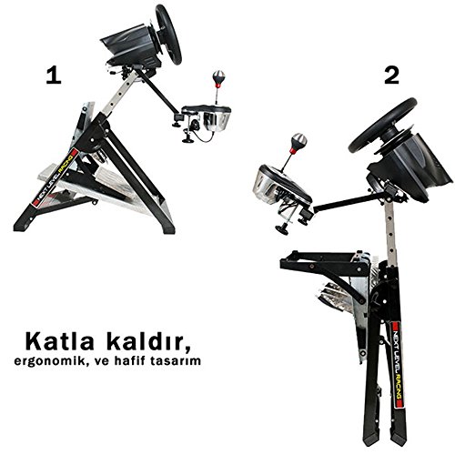 Siguiente nivel Racing soporte de volante de carreras y pedal plegable  PC  Xbox  PS4 