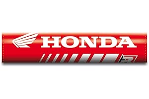 Blackbird Racing Paracolpi Manubrio Standard 22mm Rosso – Protezione Off-Road con Grafica Honda per Moto e Cross