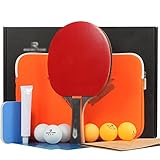 Ping Pong Rubber Schl?ger Mit Hochwertigen Latex - Auf Der Oberfl?che Abwehren.qualitativ Hochwertige Schw?mme - 2mm Für Wirklich Schnelle ballgeschwindigkeit.