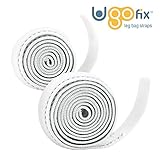 Ugo Fix Leg Bag Straps - Urine Drainage Bag Strap/Catheter Leg Bag Straps, with Soft Elastic Fabric and Comfortable Silicone Grips (Pack of 10)