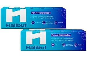 E-LENTILLAS Halibut - Unguento rigenerante, confezione doppia, 2 x 45 g, 90 g