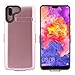 Produktbild Custodia Batterie Huawei P20, 6000mAh Esterno Portatile Ricaricabile Power Bank Extra Pack Extended Batteria Integrata Custodia Protettiva Cover per Huawei P20 (ORO rosa)