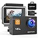 Price comparison product image ZHANGQIAN Action Camera 4K 20MP WiFi Ultra HD Underwater Waterproof 40M Sports Camcorder with 170° EIS Sony Sensor, 2 Upgraded Batteries, Portable Carrying Bag and 24 Mounting Accessories Kits