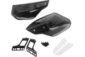 ‎EVGATSAUTO Lenkerhandschutz, Motorrad-Handschutz Lenkerschutz Schutzhandschalenschutz(Schwarz)