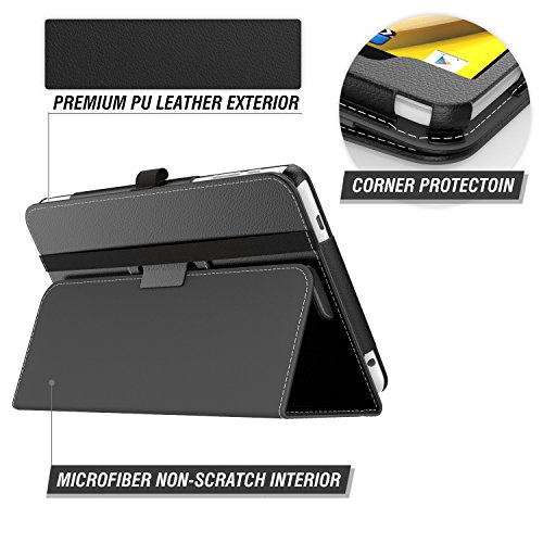 MoKo Dragon Touch S8 Hülle – Kunstleder Tasche Schutzhülle Schale Smart Case Standfunktion für Dragon Touch S8 8″ Intel Quad Core 64 bits Android Tablet, Schwarz - 7