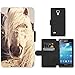 Produktbild PU Leder Wallet Case Folio Schutzhülle // F00002193 Island Pony Pferd majestätischen Land // Samsung Galaxy S4 Mini i9190