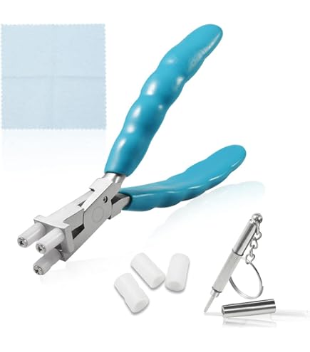 Lot 3 Pinces Optiques Nylon Pour Lunettes - Pince Nez Plaquette Réparation Monture