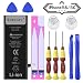 Produktbild Ossky Kompatibel für Akku iPhone 5s / 5c 1560mAh Lithium lonen Battery, Ersatzakku für iPhone 5s / 5c Batterie mit Werkzeugset und Reparaturset Anleitung zur schnellen und einfachen Reparatur