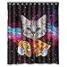Produktbild HARRYSTORE Nettes Katzen-Muster-wasserdichter Duschvorhang, der im Badezimmer verwendet