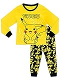 Pokemon - Ensemble De Pyjamas Garçon - Pikachu - Jaune/Noir - 6 - 7 Ans