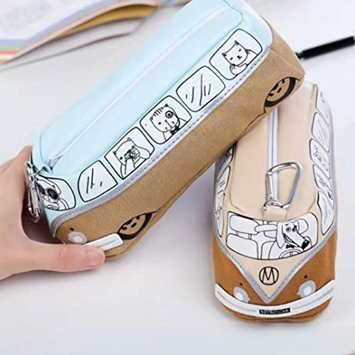 estuches escolares casual Switchali ninos moda Papeler  a Bol  grafo Estuche Escolar Art  culo de papeler  a Ideal para Estudiantes de chicas ninas Bolsa de maquillaje de ninos 1pc  Color aleatorio 