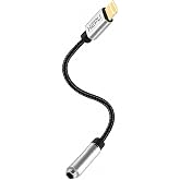 HEPU HP-19 iOS AUX D&ouml;n&uuml;şt&uuml;r&uuml;c&uuml; &ndash; Lightning Girişli iPhone &amp; iPad i&ccedil;in Ses Adapt&ouml;r&uuml; (30 cm)