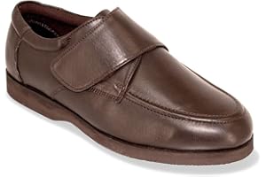 Chums Men's Wide Fit Touch Fasten Leather Shoe