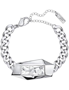Swarovski Damen-Armband Platiniert Kristall transparent Radiantschliff-5226177