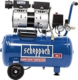 LIEFERUMFANG: 1 x Scheppach Kompressor HC24Si, Gewicht: 20 Kg
